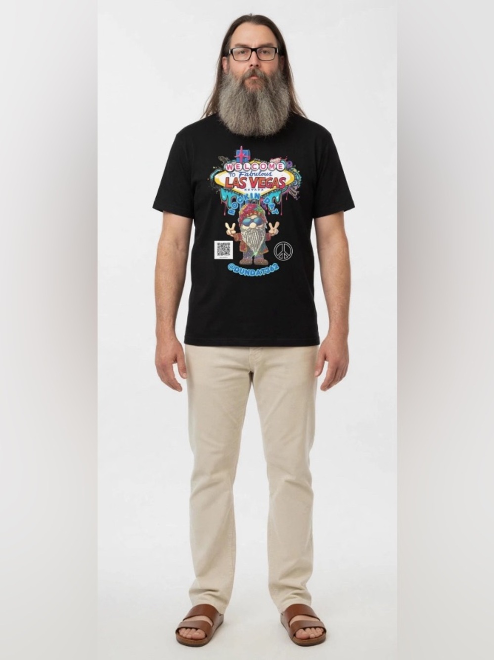Rockin Dat @Dundat362 Las Vegas Graphic  T-Shirt - Black